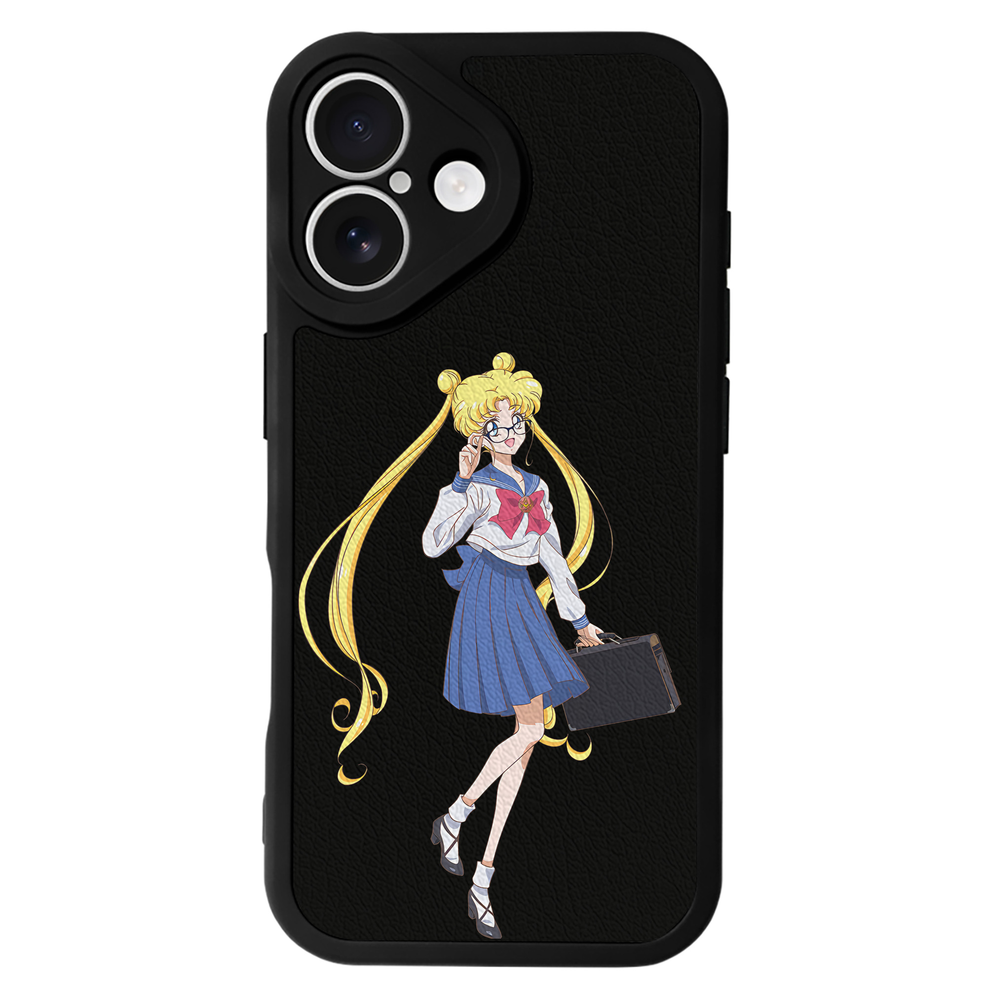 （画像用） 美少女戦士セーラームーン 愛野 美奈子 あいの みなこ Sailor Moon Aino Minako 【iPhone 16シリーズ対応】シリコンスマホケース（レザー調） 材質：シリコン